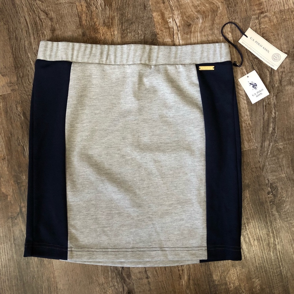 Polo Association Color Block Jersey Skirt
